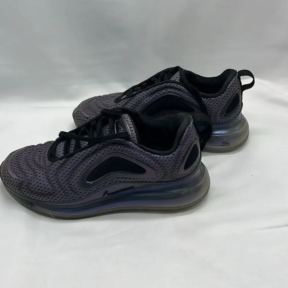 Nike Air Max 720 Black & Purple 5Y Tennis Shoes Sneakers